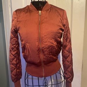 Satin bomber jacket!!!